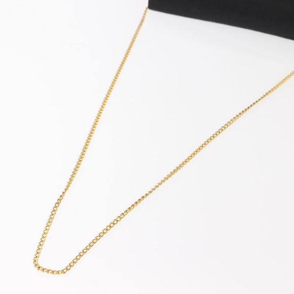 GUCCI Chain Shoulder Bag Nylon Black Gold Auth 148820