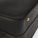 GUCCI Bamboo Vanity Hand Bag Leather Navy Gold 013 122 2491 Auth 148821-15