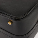 GUCCI Bamboo Vanity Hand Bag Leather Navy Gold 013 122 2491 Auth 148821-16