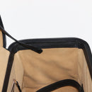 GUCCI Bamboo Vanity Hand Bag Leather Navy Gold 013 122 2491 Auth 148821-19