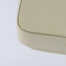 GUCCI Hand Bag Leather 2way White Auth 148823-17