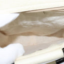 GUCCI Hand Bag Leather 2way White Auth 148823-10