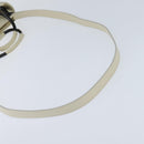 GUCCI Hand Bag Leather 2way White Auth 148823-9