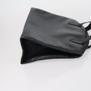 GUCCI Hand Bag Leather 3 Set Black Beige Auth 148825-11