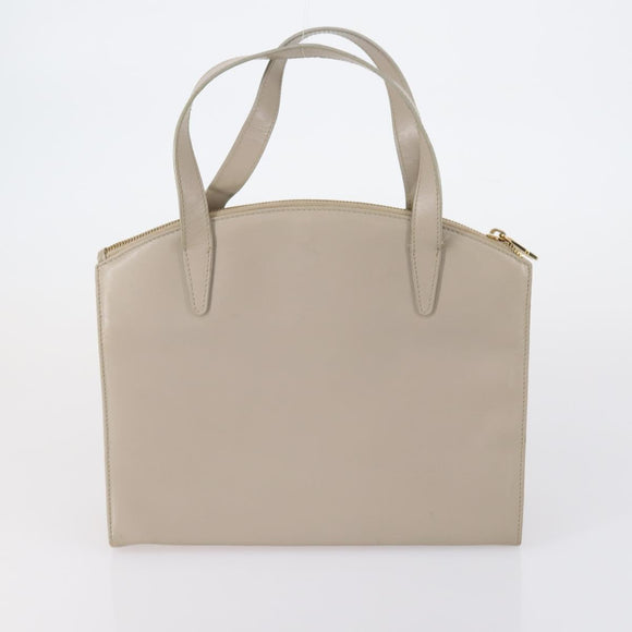 GUCCI Hand Bag Leather 3 Set Black Beige Auth 148825