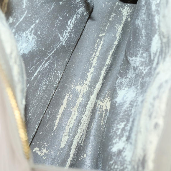 GUCCI Hand Bag Leather 3 Set Black Beige Auth 148825