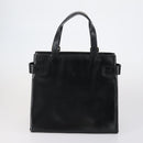 GUCCI Hand Bag Leather 3 Set Black Beige Auth 148825-3