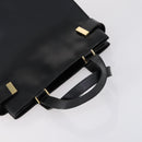 GUCCI Hand Bag Leather 3 Set Black Beige Auth 148825-5