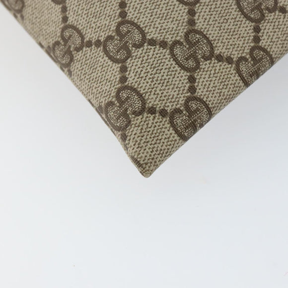 GUCCI GG Supreme Purse Pouch PVC Beige 97 19 303 Auth 148832