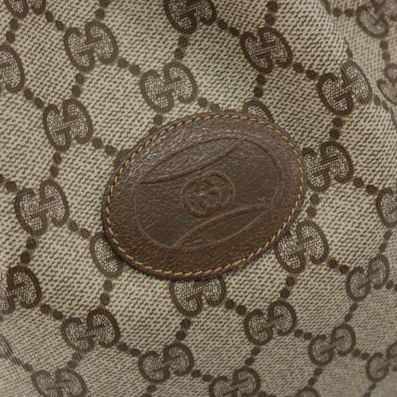 GUCCI GG Supreme Purse Pouch PVC Beige 97 19 303 Auth 148832