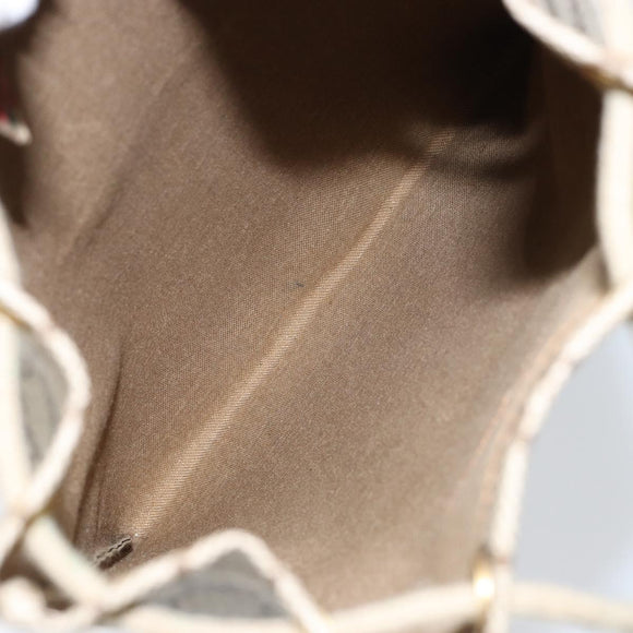 GUCCI GG Supreme Purse Pouch PVC Beige 97 19 303 Auth 148832