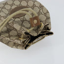 GUCCI GG Supreme Purse Pouch PVC Beige 97 19 303 Auth 148832-6