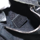 GUCCI GG Canvas Waist bag Black Silver 28566 Auth 148834-20