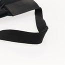 GUCCI GG Canvas Waist bag Black Silver 28566 Auth 148834-7