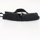 GUCCI GG Canvas Waist bag Black Silver 28566 Auth 148834-5