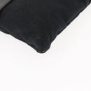 GUCCI GG Canvas Waist bag Black Silver 28566 Auth 148835-9