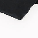 GUCCI GG Canvas Waist bag Black Silver 28566 Auth 148835-14