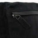 GUCCI GG Canvas Waist bag Black Silver 28566 Auth 148835-18