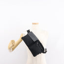 GUCCI GG Canvas Waist bag Black Silver 28566 Auth 148835-22