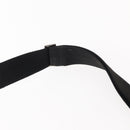 GUCCI GG Canvas Waist bag Black Silver 28566 Auth 148835-8