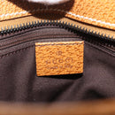 GUCCI GG Canvas Tote Bag Beige Silver 113011 Auth 148839V-17