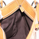 GUCCI GG Canvas Tote Bag Beige Silver 113011 Auth 148839V-18