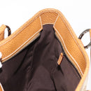 GUCCI GG Canvas Tote Bag Beige Silver 113011 Auth 148839V-19