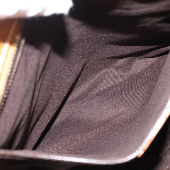 GUCCI GG Canvas Tote Bag Beige Silver 113011 Auth 148839V