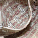 GUCCI GG Canvas Sherry Line Shoulder Bag Beige Gold 144388 Auth 148841-22