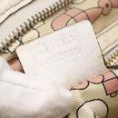 GUCCI GG Canvas Sherry Line Shoulder Bag Beige Gold 144388 Auth 148841-12