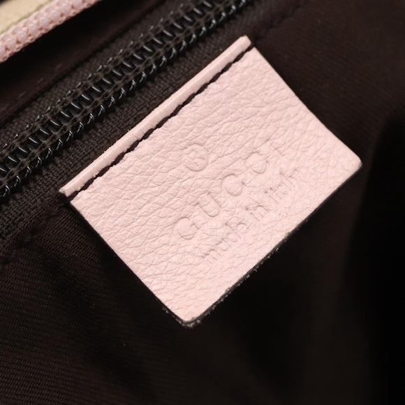 GUCCI GG Canvas Tote Bag Beige Gold 131231 Auth 148843