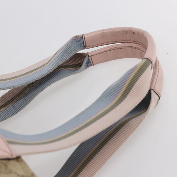 GUCCI GG Canvas Tote Bag Beige Gold 131231 Auth 148843