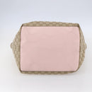 GUCCI GG Canvas Tote Bag Beige Gold 131231 Auth 148843-9