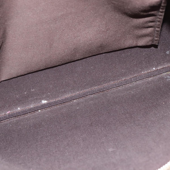 GUCCI GG Supreme Shoulder Bag PVC Beige Gold 201446 Auth 148846