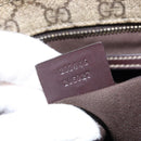 GUCCI GG Supreme Shoulder Bag PVC Beige Gold 201446 Auth 148846-20