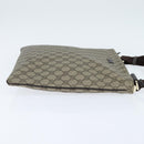 GUCCI GG Supreme Shoulder Bag PVC Beige Gold 201446 Auth 148846-5