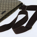 GUCCI GG Supreme Shoulder Bag PVC Beige Gold 201446 Auth 148846-7