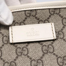 GUCCI GG Supreme Tote Bag PVC Beige 211137 Auth 148847-14