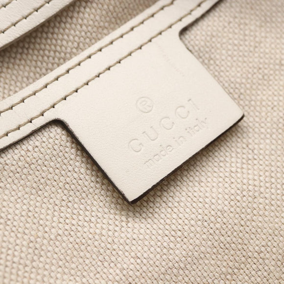 GUCCI GG Supreme Tote Bag PVC Beige 211137 Auth 148847