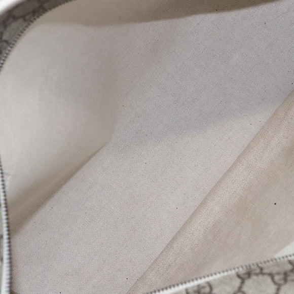GUCCI GG Supreme Tote Bag PVC Beige 211137 Auth 148847