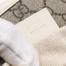 GUCCI GG Supreme Tote Bag PVC Beige 211137 Auth 148847-21