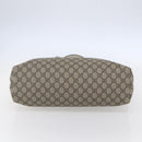 GUCCI GG Supreme Tote Bag PVC Beige 211137 Auth 148847-9