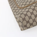 GUCCI GG Supreme Web Sherry Line Tote Bag PVC Beige Red Green Auth 148849-11