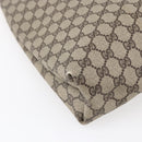 GUCCI GG Supreme Web Sherry Line Tote Bag PVC Beige Red Green Auth 148849-13