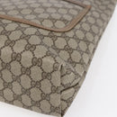 GUCCI GG Supreme Web Sherry Line Tote Bag PVC Beige Red 39 02 003 Auth 148850-10