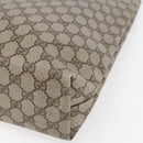 GUCCI GG Supreme Web Sherry Line Tote Bag PVC Beige Red 39 02 003 Auth 148850-12