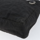 FENDI Zucca Canvas Shoulder Bag Black Auth 148857-15