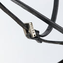 FENDI Zucca Canvas Shoulder Bag Black Auth 148857-10