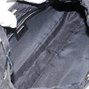 FENDI Zucca Canvas Shoulder Bag Black Auth 148857-11