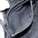 FENDI Zucca Canvas Shoulder Bag Black Auth 148857-22